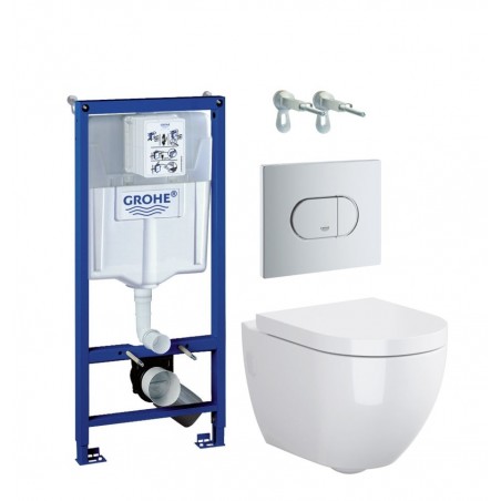 Grohe WC rėmo komplektas Rapid SL, su Opoczno Urban Harmony Clean-On ir soft-close dangčiu
