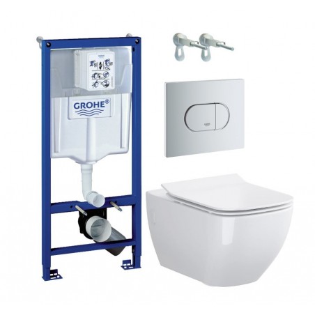 Grohe WC rėmo komplektas Rapid SL, su Opoczno Metropolitan Clean-On ir soft-close dangčiu
