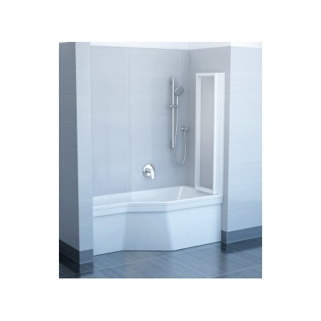 Vonios sienelė RAVAK VS3 130 balta + plastikas Rain