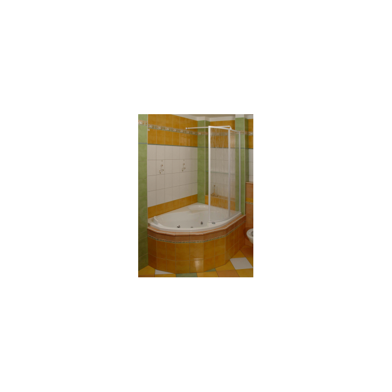 Vonios sienelė VSK2 ROSA 160L Transparent