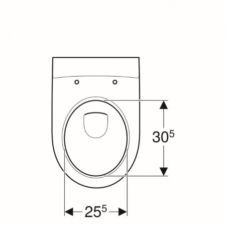 WC pakabinamas Geberit, iCon, Rimfree